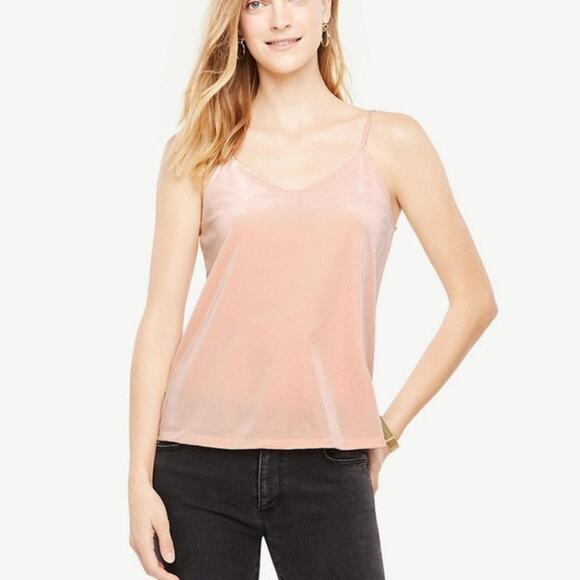 Ann Taylor Velvet Pink Women Medium Tank BRAND NEW WITH TAGS - Picture 1 of 5